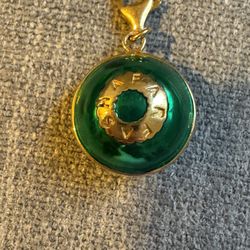 Beautiful Unique Charm For Bracelet Or As Necklace, 18k Solid Gold 