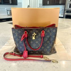 Louis Vuitton Flower Tote Monogram Canvas with Leather