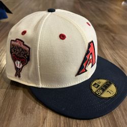 Arizona Diamondbacks Dbacks New Era Fitted Hat Inaugural Patch Size 7 1/2