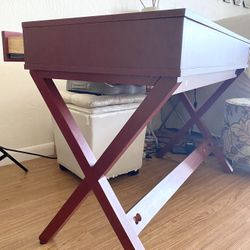 Solid Wood Computer Desk-3 Deep Drawers 