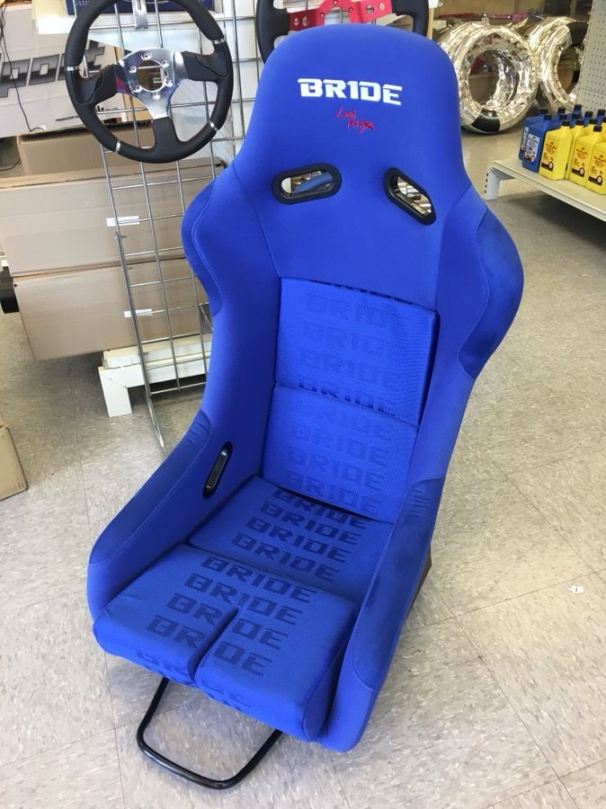 BRIDE STYLE VIOS III BUCKET SEAT BLUE WITH SPARKLE BACK SHELL