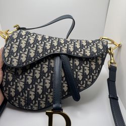 Dior christen DIOR Hand bag leather 