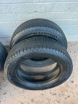 Michelin 245/60R18 & Kumho 225/65R17 Tires – $10 Each