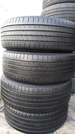 Four slightly used tire for sale 215/60/16