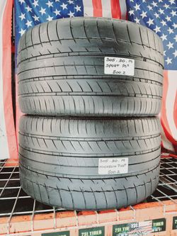 ⭐️  USED TIRES 305/30R19 MICHELIN PILOT SPORT PS2  Max Performance Summer 305/30ZR19