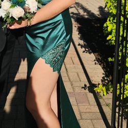 Green prom dress macys hot sale