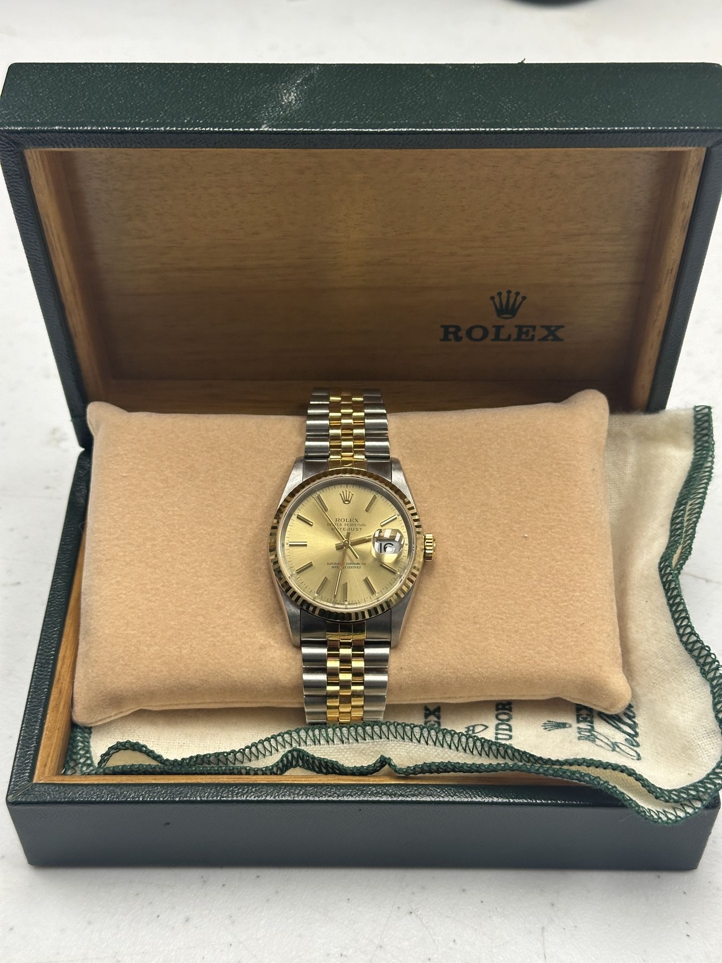 1995 Rolex Datejust 36MM Two-Tone on Jubilee Bracelet REF#16233