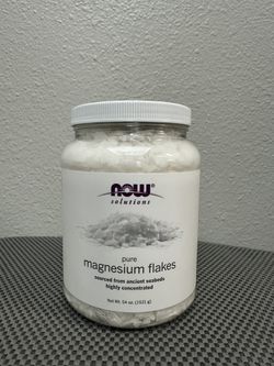 Copos de magnesio, 100% puro, del fondo marino , altamente concentrado, 54 onzas