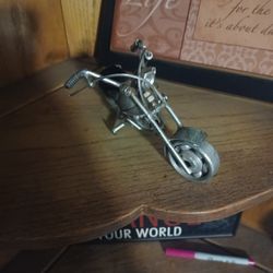 Motorcycle Model Made Out Of Random Pieces