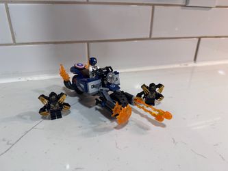 Lego Marvel Superhero's set 76123: Captain America: Outriders Attack