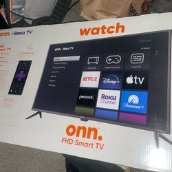 43” Onn. FHD Smart TV With Roku