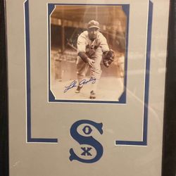 Luke appling autograph framed photo