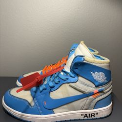 jordan 1 off white unc size 10