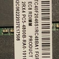 64gb 1 Stick Micron PC5 for SERVER