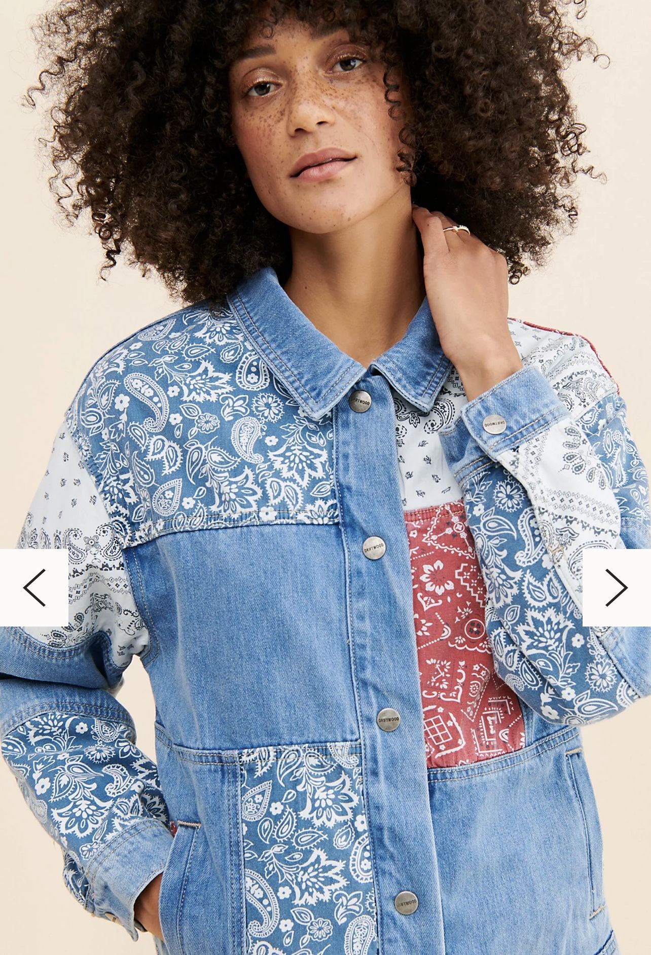 Bandana Denim Jacket XS