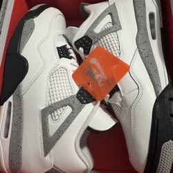 Jordan 4 White Cement