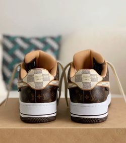 Louis Vuitton X Air Force 1 Low Trainer Brown Monogram Sneakers