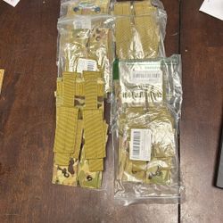 Lot Of 8 New Dual Pistol Mag Holder 