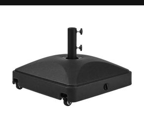 Patio Umbrella Base Stand with Wheels 593564