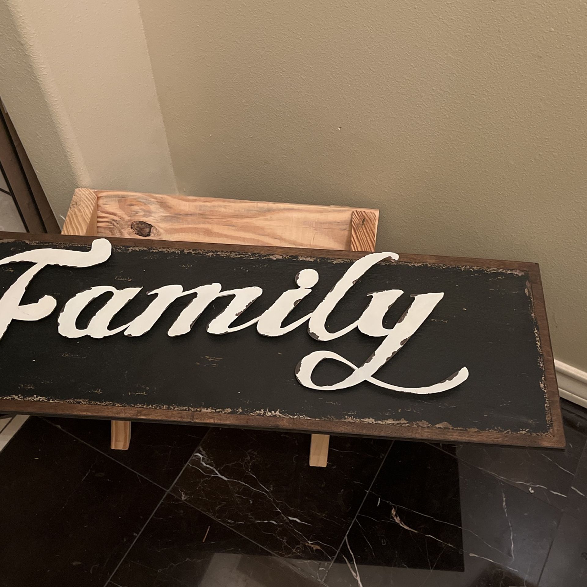 Family Wall Decor Wood And Metal