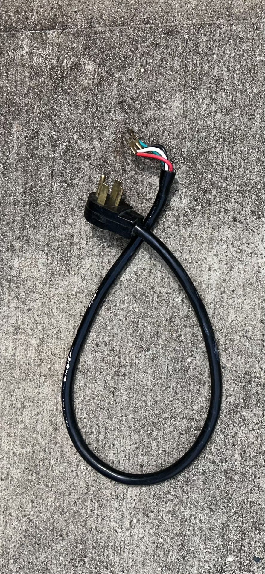 Electrical Dryer 4  Prong Cord