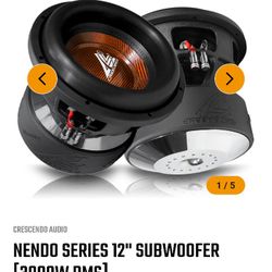 CRESCENDO AUDIO 12"NENDO D2 3K RMS 