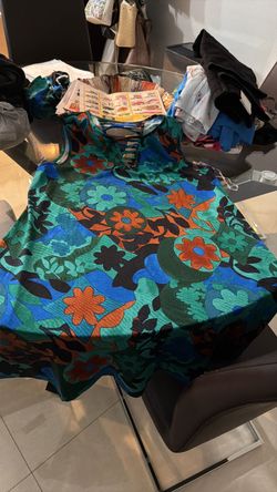 Floral Print Sleeveless Dress