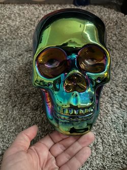 Porcelain skull multi color