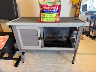 Bunny rabbit pet hutch cage