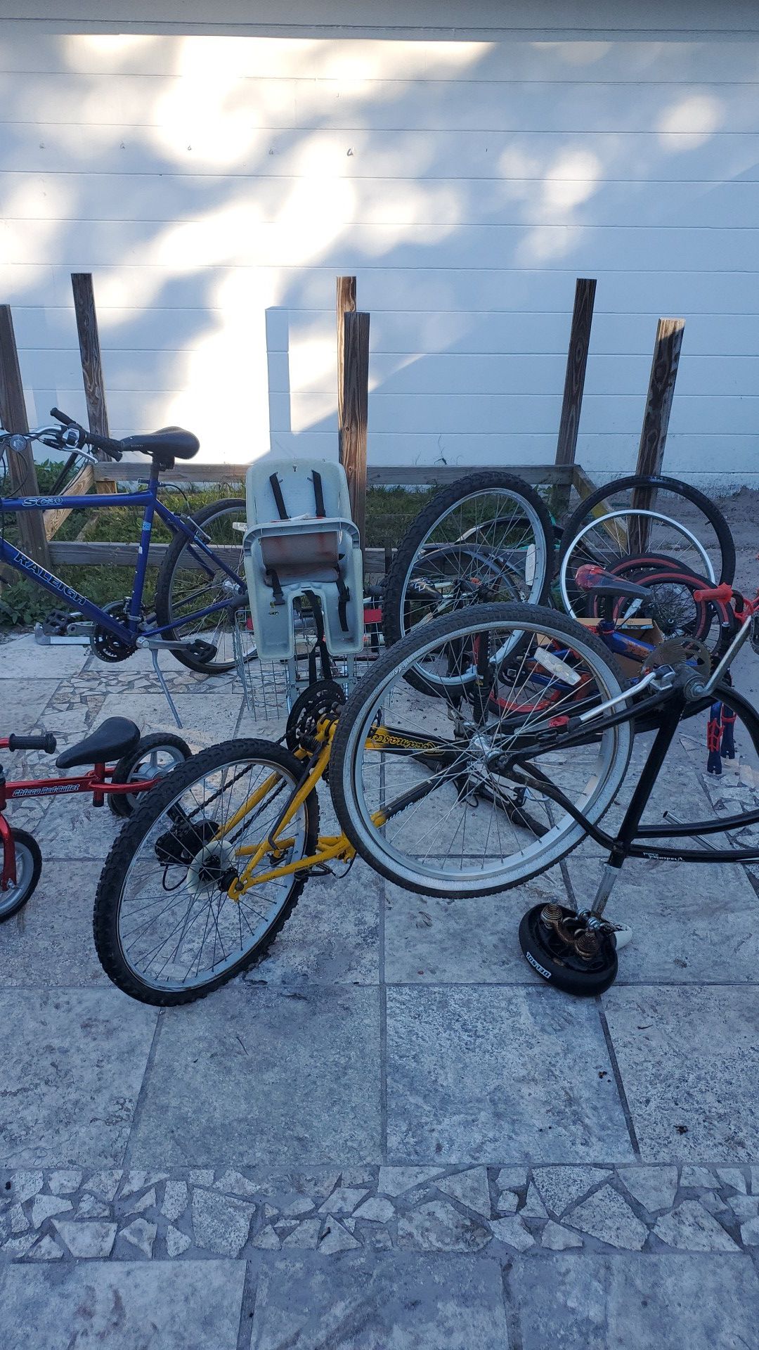 Full Bikes and Bike parts.