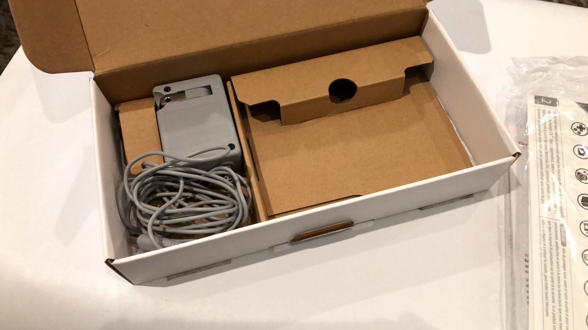 Nintendo DS Red Consolw with Box,Charger and Paperwork