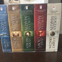 Game Of Thrones A Song Of Ice And Fire Complete Book Set  (New)