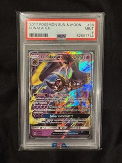 PSA 9 Lunala Gx