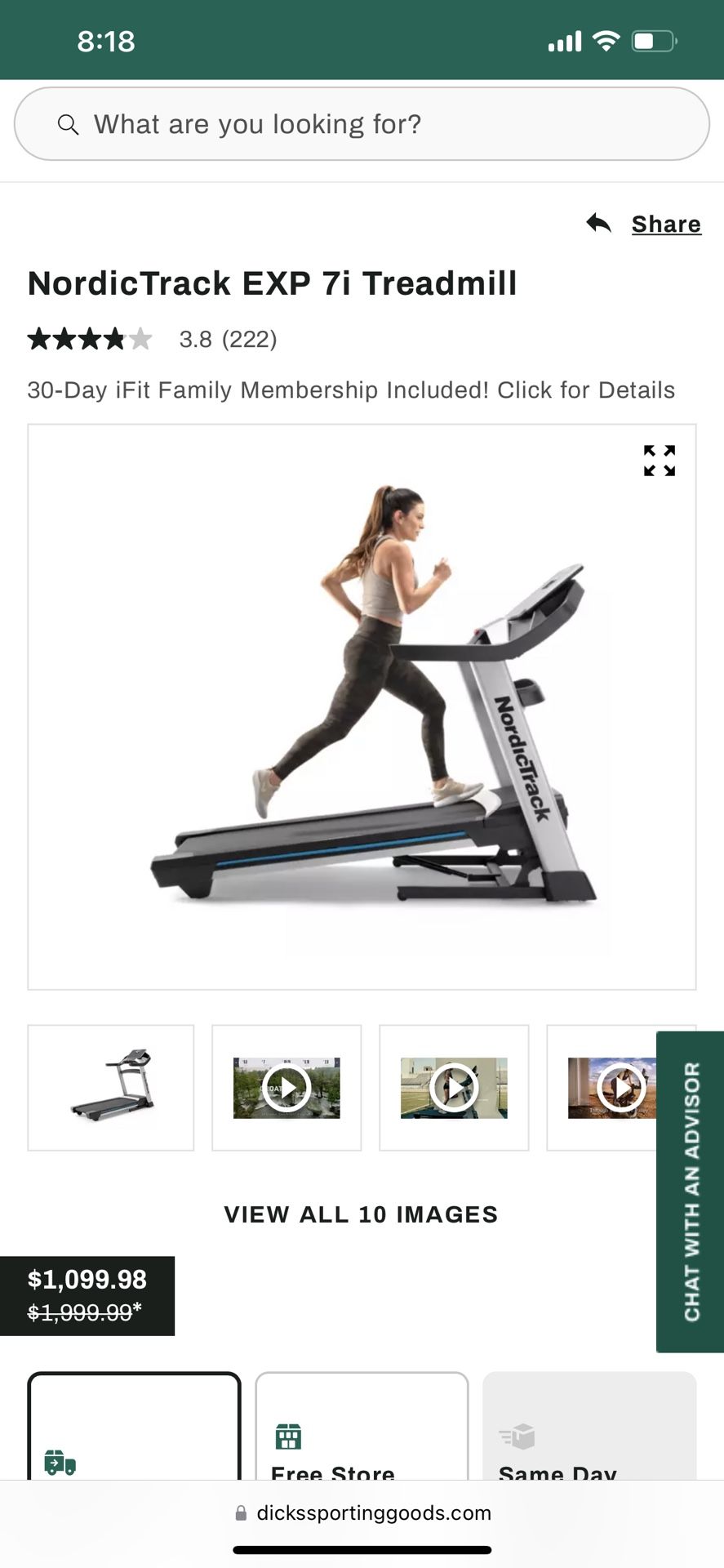 Norditrack Treadmill
