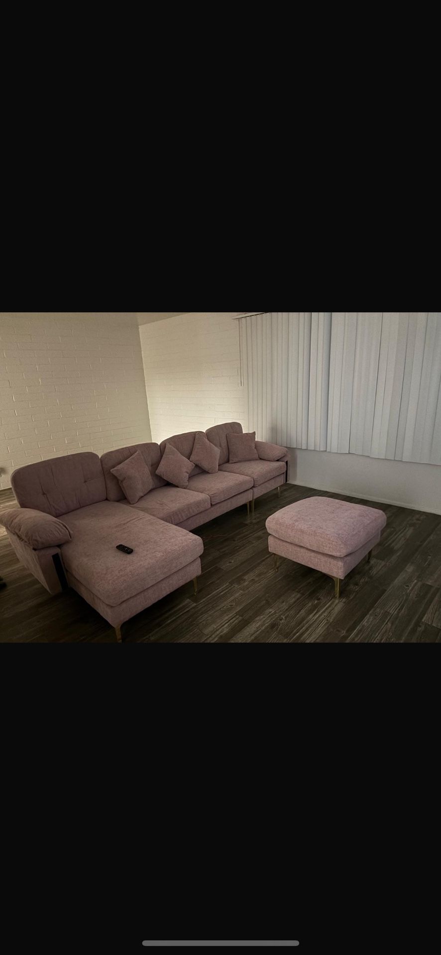 Pale Pink Couch