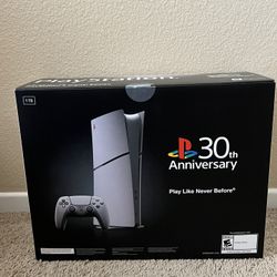Sony PlayStation 5 Slim Digital 30th Anniversary Limited Edition Console Bundle PS5 *New and Unopened* 