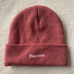  Supreme World Peace Red Beanie Used