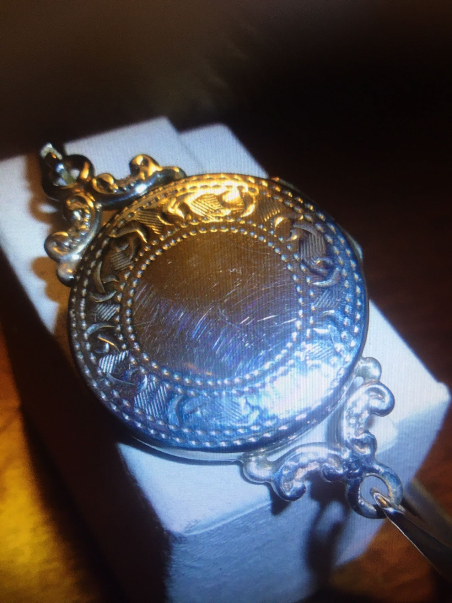 Sterling Silver Locket Bracelet