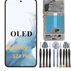 Galaxy S22 Plus Screen Replacement for Samsung S22PLUS 5G Display Touch Screen Digitizer Assembly SM-S906U SM-S906U1 SM-S906B LCD Support Fingerprint 