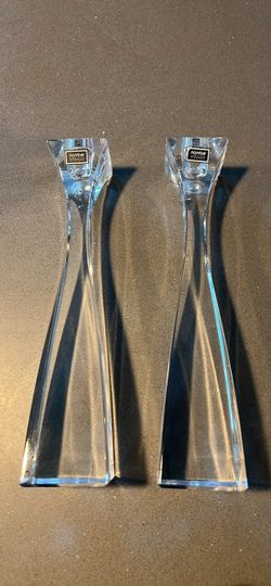 Nambé Crystal Candlestick holder
