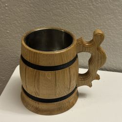 Wooden Beer Mug For Ren Faire