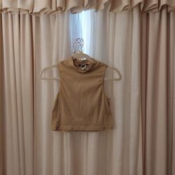 Crop Top Turtleneck 