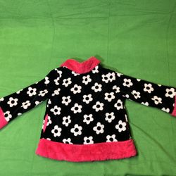 Disney Minnie Pink and black fleece jacket