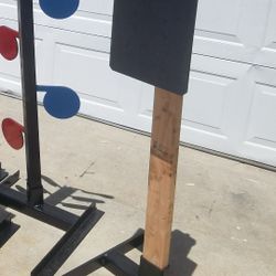 AR500 STEEL TARGET SILHOUETTE W/STAND