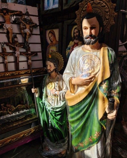 San Judas Tadeo, Saint Jude 4 Ft TALL/ 48" inches Made In Mexico Statue Estatua