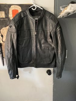 Alpine stars leather motorcycle jacket
