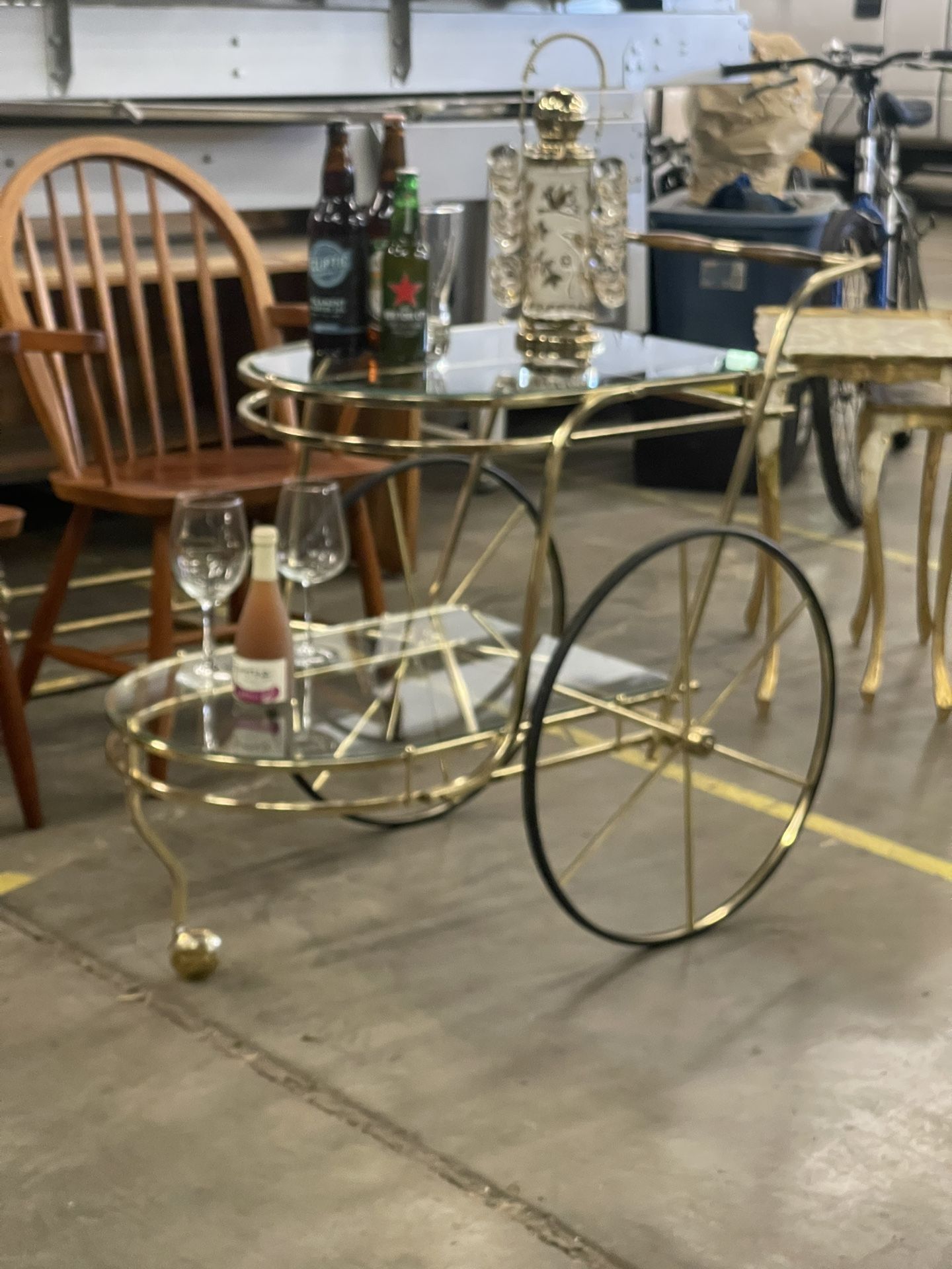 Vintage Bar Cart