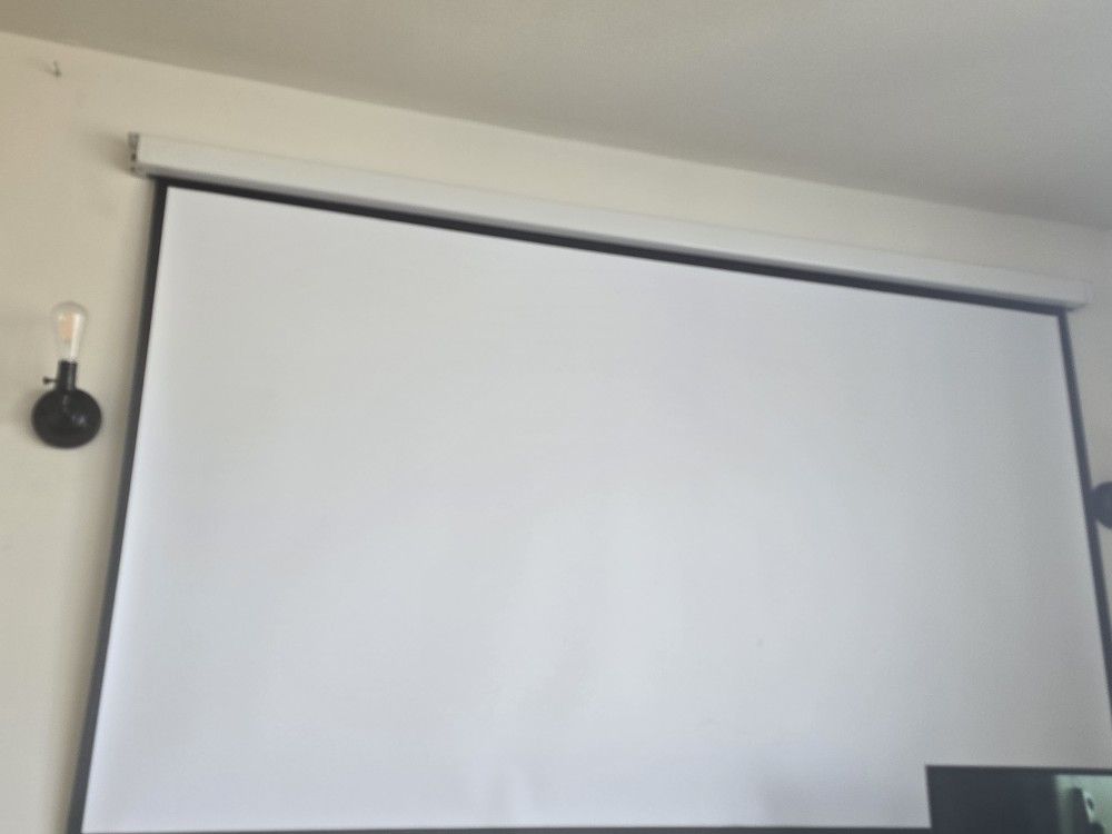 100” Wall-Mounted Projector Screen PICK UP ONLY