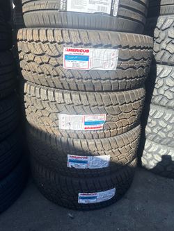 35x12.50R17 American ALL TERRAIN #4 NEW TIRES INSTALLED AND BALANCED