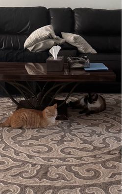 Custom coffee table and decor columns